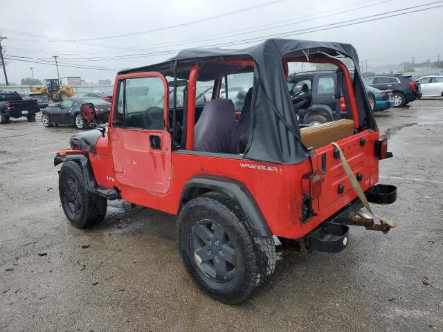 1J4FY19P8PP215288 - 1993 JEEP WRANGLER / S RED photo 2