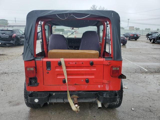 1J4FY19P8PP215288 - 1993 JEEP WRANGLER / S RED photo 6