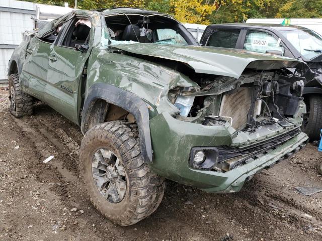 3TMCZ5AN7MM418245 - 2021 TOYOTA TACOMA DOUBLE CAB 绿色 照片 1