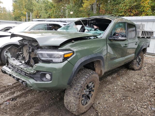 3TMCZ5AN7MM418245 - 2021 TOYOTA TACOMA DOUBLE CAB 绿色 照片 2