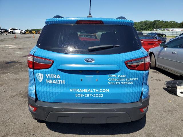 MAJ6S3GL0KC306550 - 2019 FORD ECOSPORT SE BLUE photo 6