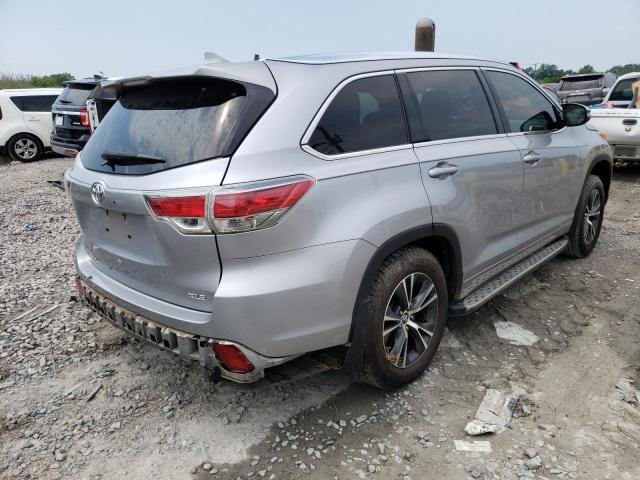 5TDKKRFH6GS503530 - 2016 TOYOTA HIGHLANDER XLE Արծաթագույն լուսանկար 3