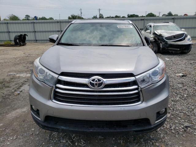 5TDKKRFH6GS503530 - 2016 TOYOTA HIGHLANDER XLE Արծաթագույն լուսանկար 5