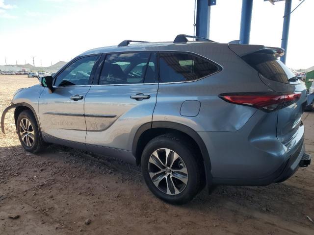 5TDHZRBH1MS150749 - 2021 TOYOTA HIGHLANDER XLE BLUE photo 2