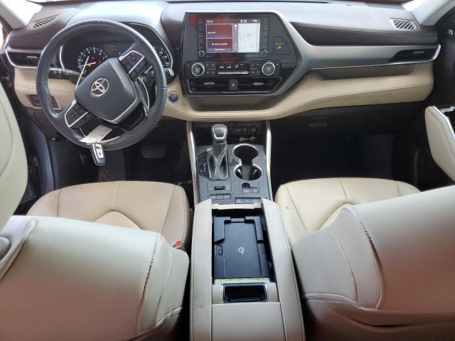 5TDHZRBH1MS150749 - 2021 TOYOTA HIGHLANDER XLE BLUE photo 8