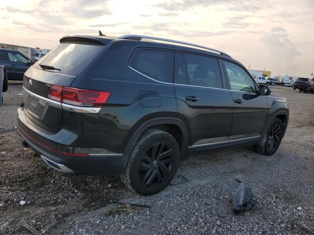 1V2ER2CA9MC592657 - 2021 VOLKSWAGEN ATLAS SEL GREEN photo 3