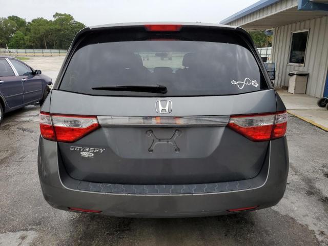 5FNRL5H40CB099637 - 2012 HONDA ODYSSEY EX GRAY photo 6