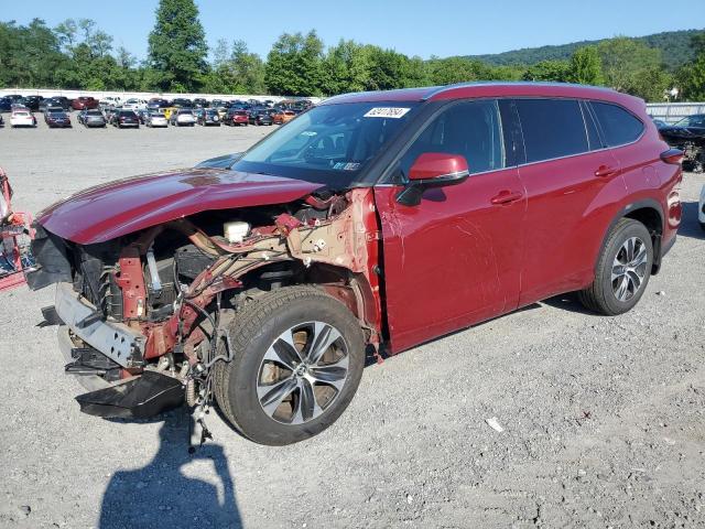 5TDHZRBH0LS509555 - 2020 TOYOTA HIGHLANDER XLE RED photo 1