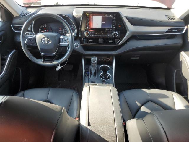 5TDHZRBH0LS509555 - 2020 TOYOTA HIGHLANDER XLE RED photo 8