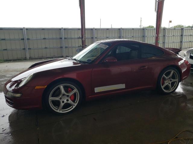 WP0AB29948S730988 - 2008 PORSCHE 911 CARRERA S BURGUNDY photo 1