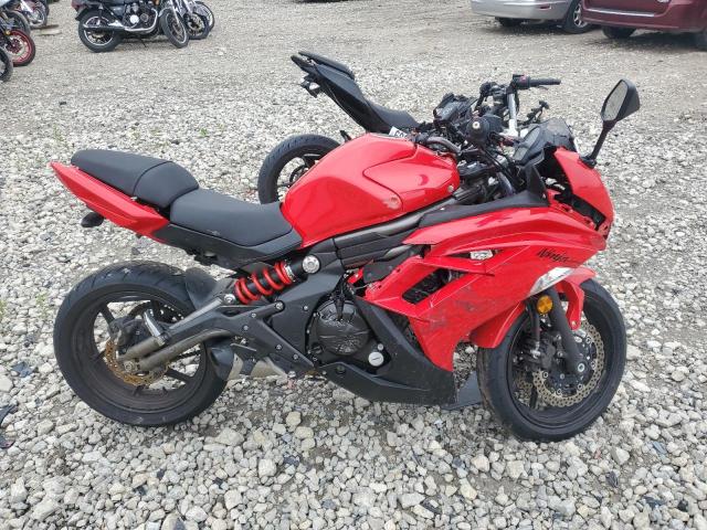 JKAEXEE14CDA03378 - 2012 KAWASAKI EX650 EC RED photo 1