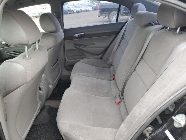 2HGFA165X6H007818 - 2006 HONDA CIVIC LX Սև լուսանկար 10