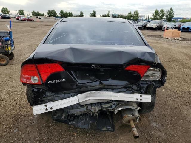 2HGFA165X6H007818 - 2006 HONDA CIVIC LX Սև լուսանկար 6