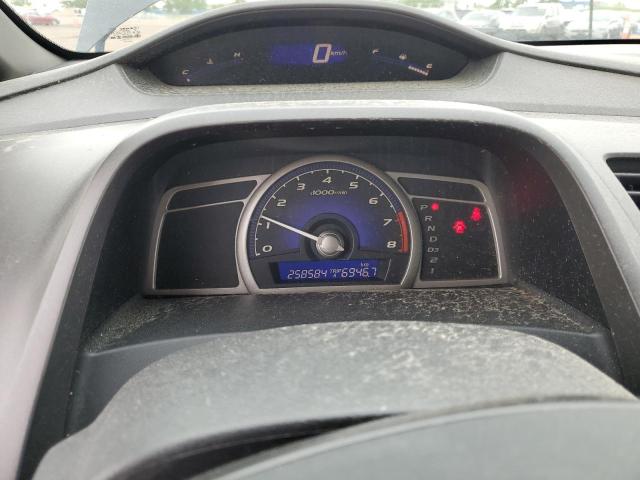 2HGFA165X6H007818 - 2006 HONDA CIVIC LX Սև լուսանկար 9