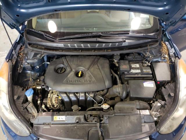 KMHDH4AE5DU969248 - 2013 HYUNDAI ELANTRA GLS BLUE photo 11