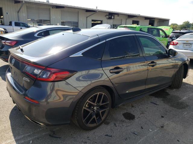 19XFL1H89NE013863 - 2022 HONDA CIVIC SPORT TOURING GRAY photo 3