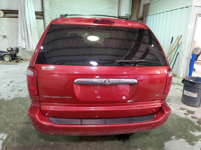 2C8GP74L22R646705 - 2002 CHRYSLER TOWN & COU EX RED photo 6