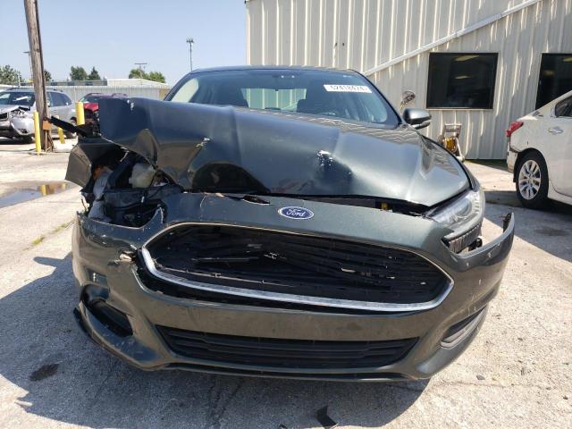 3FA6P0HD2FR103352 - 2015 FORD FUSION SE GREEN photo 5