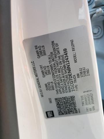 1GCGTDEN8N1243459 - 2022 CHEVROLET COLORADO Z71 WHITE photo 13