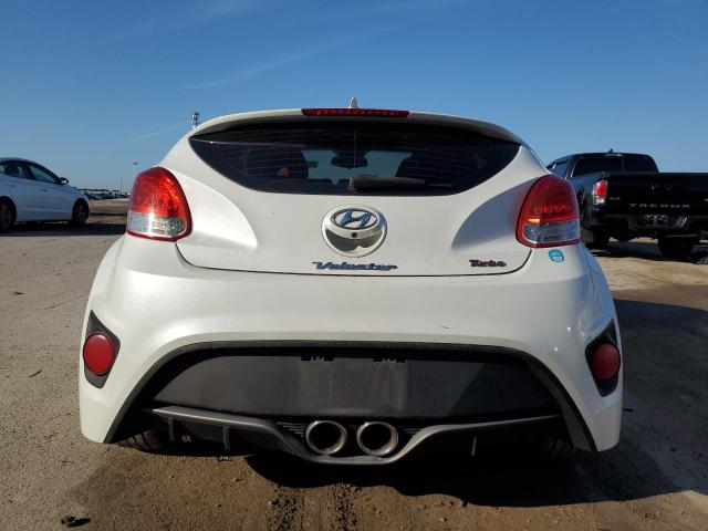 KMHTC6AE8GU290729 - 2016 HYUNDAI VELOSTER TURBO WHITE photo 6