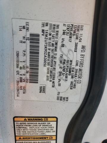 1FMZU73K95ZA30050 - 2005 FORD EXPLORER XLT WHITE photo 13