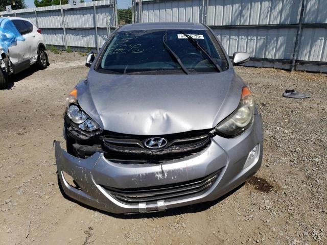 KMHDH4AEXDU579312 - 2013 HYUNDAI ELANTRA GLS GRAY photo 5