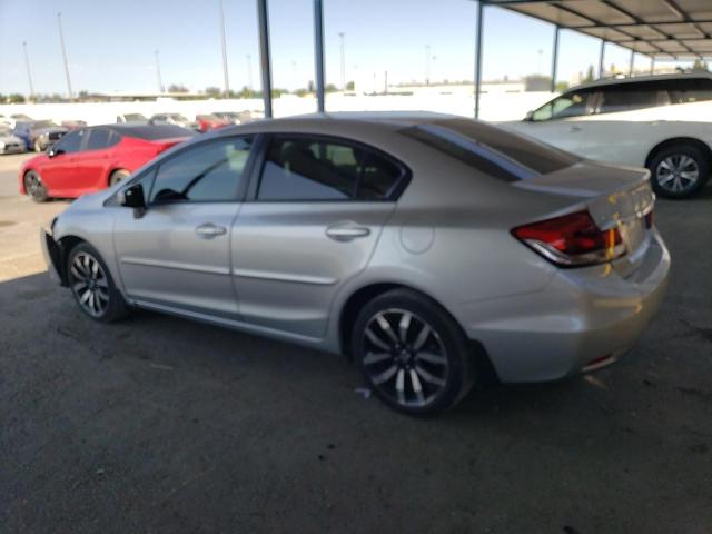 19XFB2F98EE055798 - 2014 HONDA CIVIC EXL SILVER photo 2