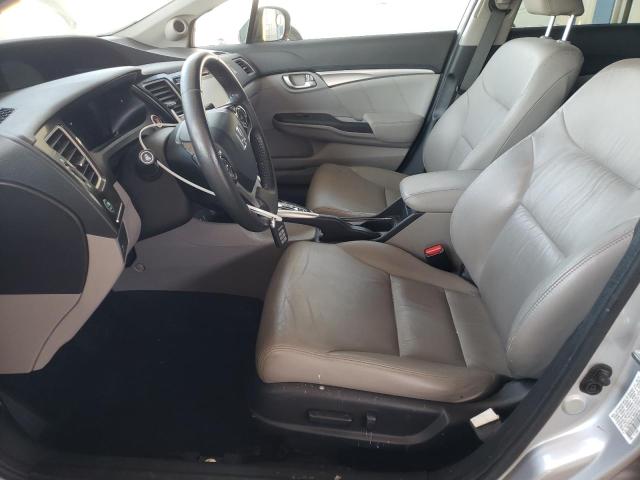 19XFB2F98EE055798 - 2014 HONDA CIVIC EXL SILVER photo 7