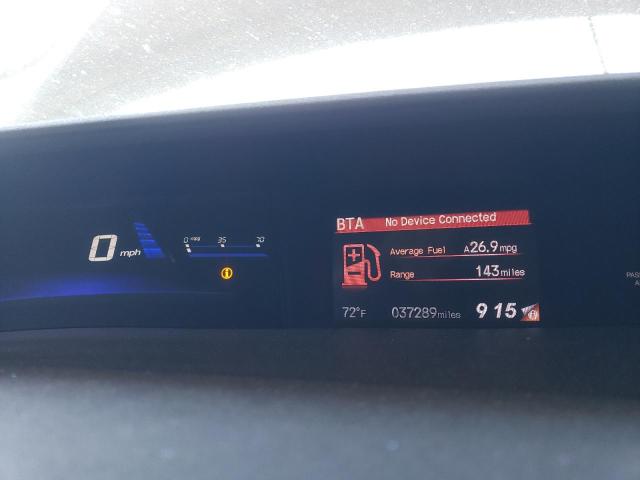 19XFB2F98EE055798 - 2014 HONDA CIVIC EXL SILVER photo 9