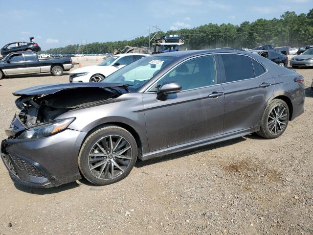 4T1G11AKXMU404855 - 2021 TOYOTA CAMRY SE GRAY photo 1