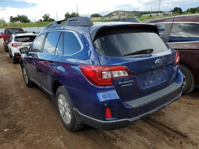 4S4BSAAC6H3312962 - 2017 SUBARU OUTBACK 2.5I BLUE photo 2