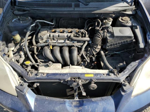 2T1KR32E57C647566 - 2007 TOYOTA COROLLA MA XR BLUE photo 11