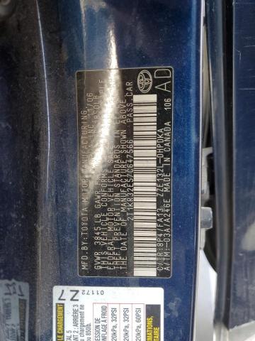 2T1KR32E57C647566 - 2007 TOYOTA COROLLA MA XR BLUE photo 12