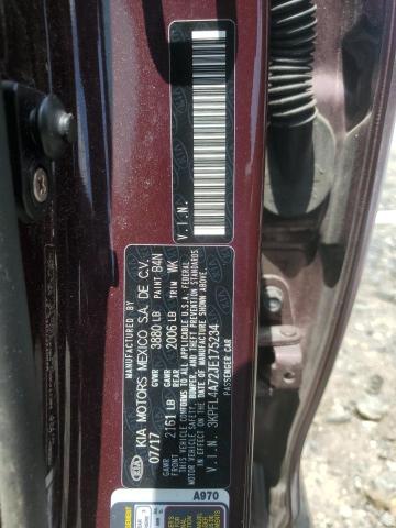 3KPFL4A72JE175234 - 2018 KIA FORTE LX Bənövşəyi foto 12