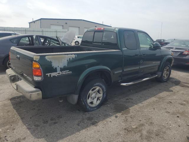 5TBBT48122S282283 - 2002 TOYOTA TUNDRA ACCESS CAB LIMITED GREEN photo 3