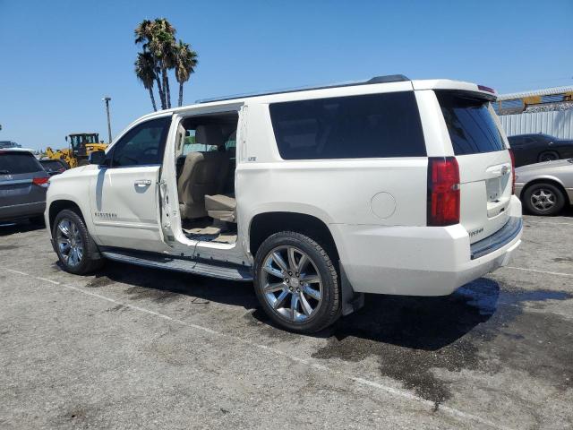 1GNSKKKC1FR723812 - 2015 CHEVROLET SUBURBAN K1500 LTZ CREAM photo 2