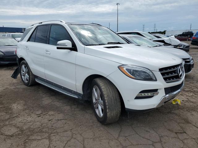 4JGDA5HB8EA375262 - 2014 MERCEDES-BENZ ML 350 4MATIC WHITE photo 4