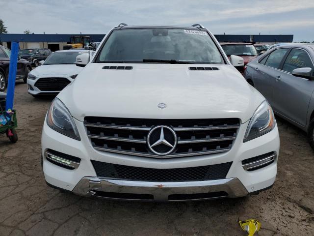 4JGDA5HB8EA375262 - 2014 MERCEDES-BENZ ML 350 4MATIC WHITE photo 5
