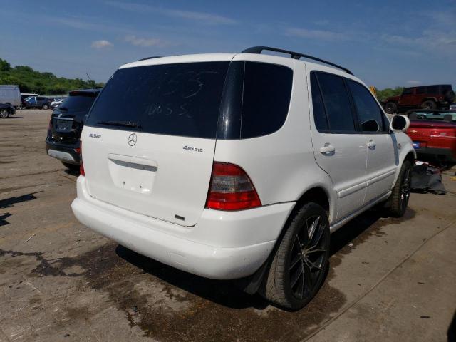 4JGAB54E4YA172521 - 2000 MERCEDES-BENZ ML 320 WHITE photo 3