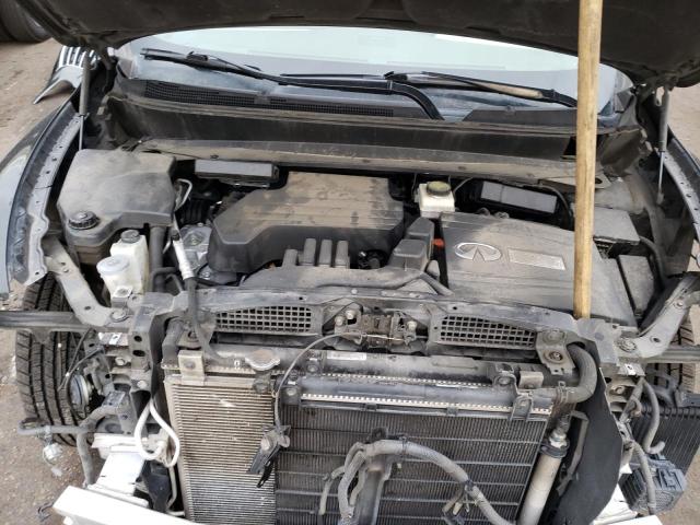 5N1CL0MM0EC510321 - 2014 INFINITI QX60 HYBRID GRAY photo 12