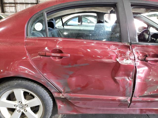 19XFA16619E010999 - 2009 HONDA CIVIC LX-S أحمر صورة 10