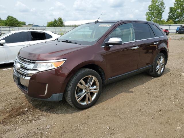 2FMDK4KC3CBA58290 - 2012 FORD EDGE LIMITED BURGUNDY photo 1