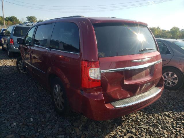 2C4RC1BG4ER381573 - 2014 CHRYSLER TOWN & COU TOURING მუქწითელი ფოტო 3