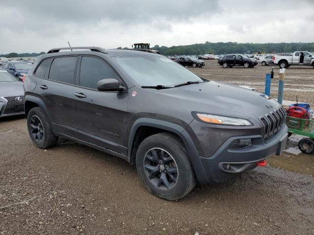 1C4PJMBS3FW503349 - 2015 JEEP CHEROKEE TRAILHAWK BLACK photo 4