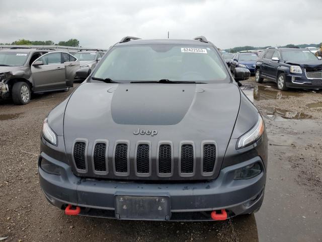 1C4PJMBS3FW503349 - 2015 JEEP CHEROKEE TRAILHAWK BLACK photo 5