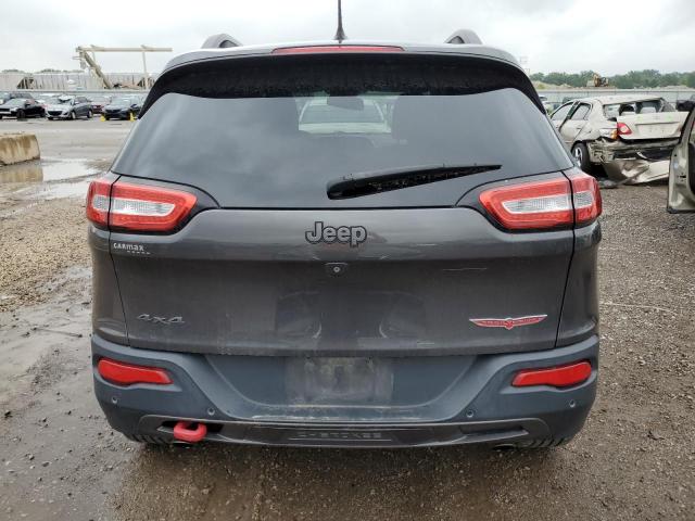 1C4PJMBS3FW503349 - 2015 JEEP CHEROKEE TRAILHAWK BLACK photo 6