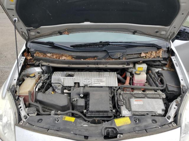 JTDKN3DU4C5392657 - 2012 TOYOTA PRIUS SILVER photo 11