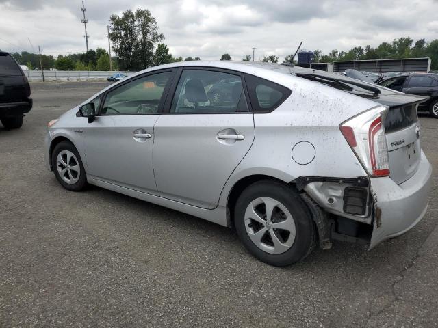 JTDKN3DU4C5392657 - 2012 TOYOTA PRIUS SILVER photo 2