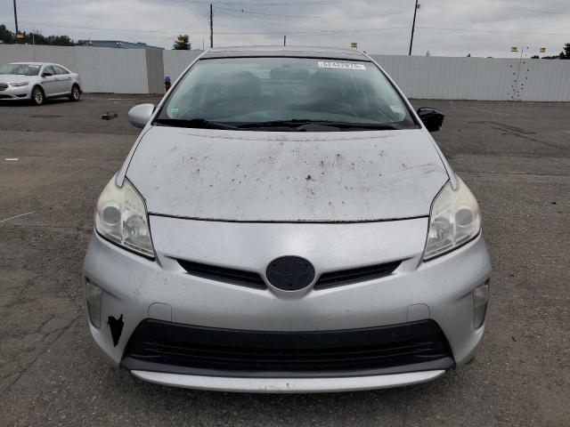 JTDKN3DU4C5392657 - 2012 TOYOTA PRIUS SILVER photo 5