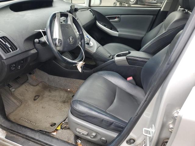 JTDKN3DU4C5392657 - 2012 TOYOTA PRIUS SILVER photo 7
